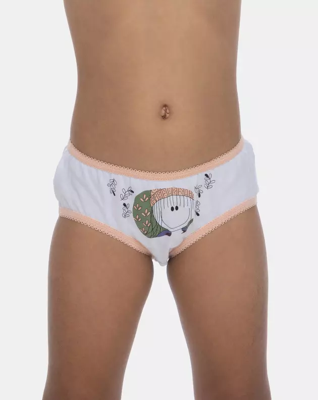 Loja Sonhart | Kit Calcinha Infantil 1 a 4 Anos 3 Peças Estampadas