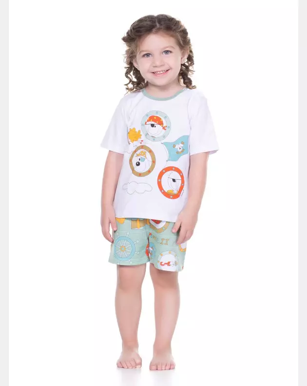 PIJAMA MANGA CURTA E SHORT