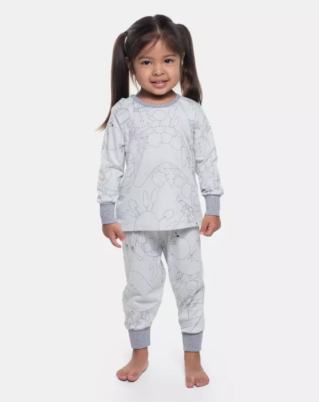 Pijama Manga Longa e Calça