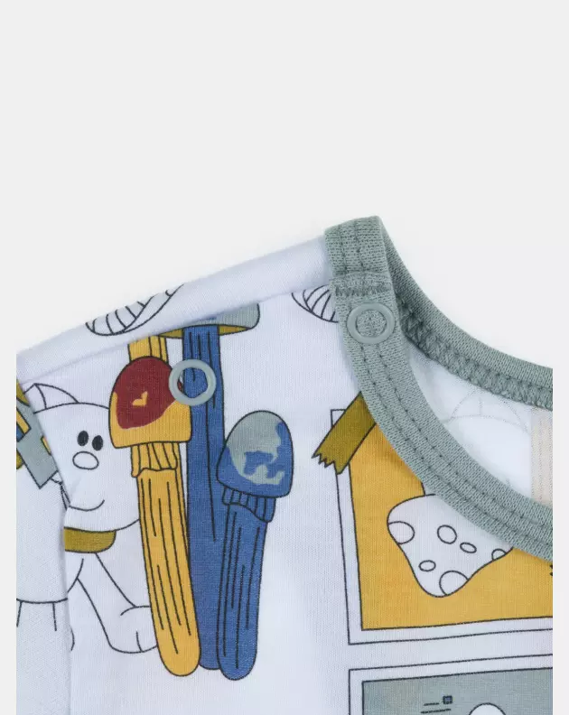 Pijama manga curta e short