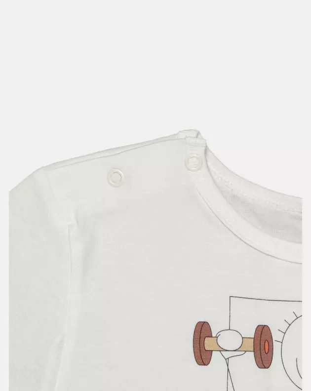 Pijama Baby Manga Curta e Short Unissex