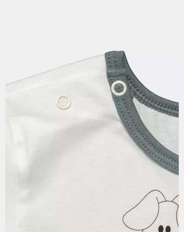 Pijama Baby Manga Curta e Short Unissex