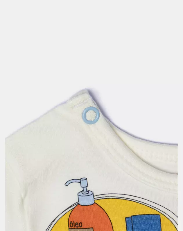 Pijama Masculino Bebe Manga Curta e Short