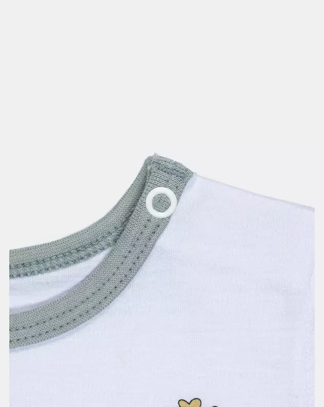 Pijama Masculino Bebe Manga Longa e Calça