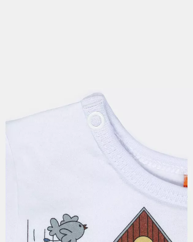 Pijama Masculino Bebe Manga Longa e Calça Moletinho
