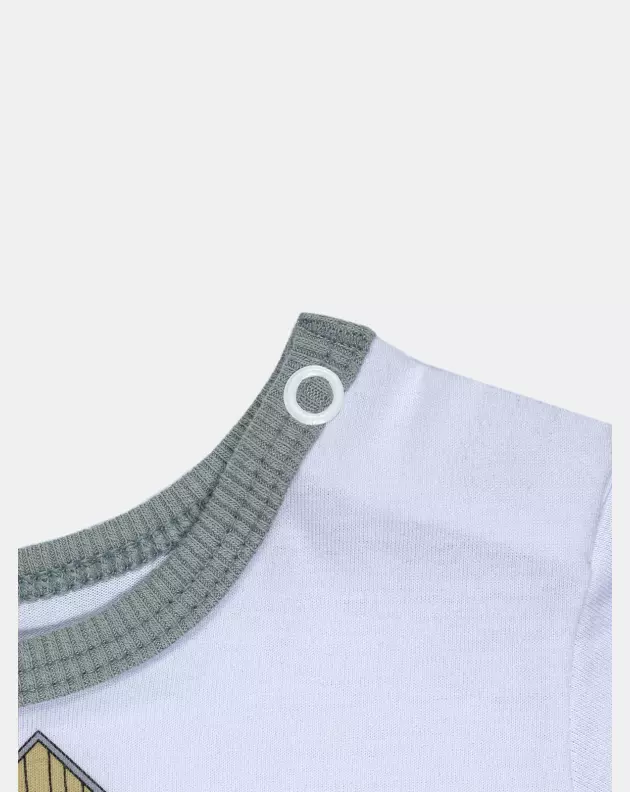 Pijama Masculino Bebe Manga Longa e Calça