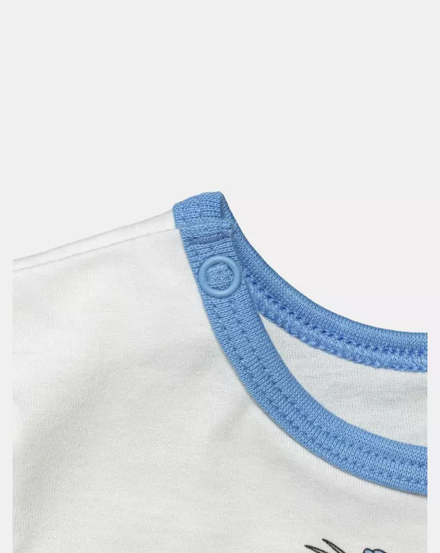 Pijama Masculino Bebê Manga Curta e Calça