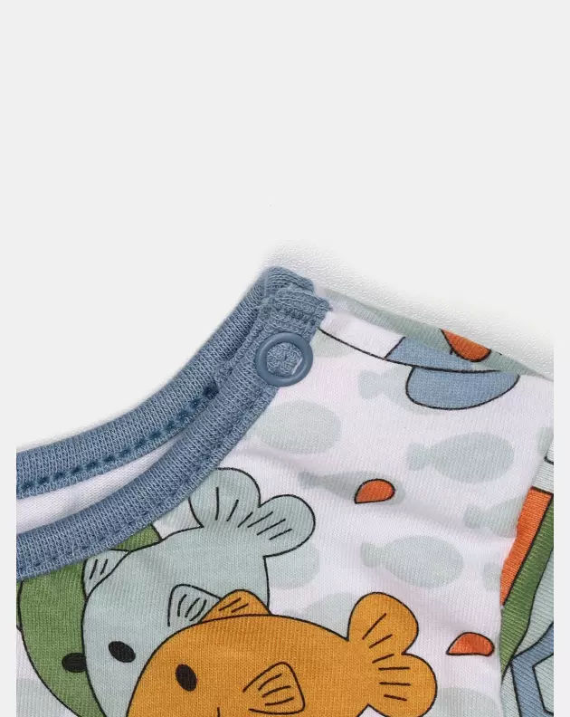 Macacão Masculino Bebe Manga Curta