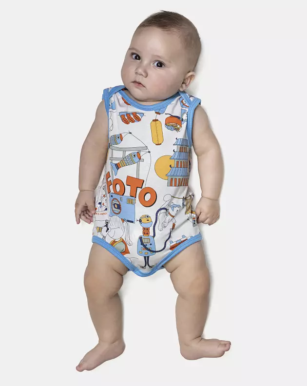 Kit Body Masculino Bebê Sem Mangas