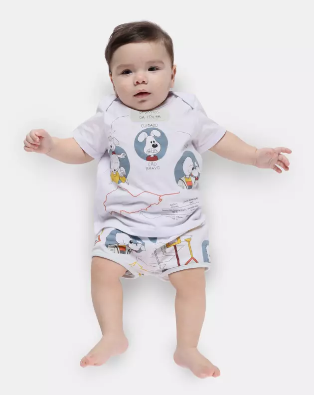 Kit Pagão Masculino Bebe Manga Curta