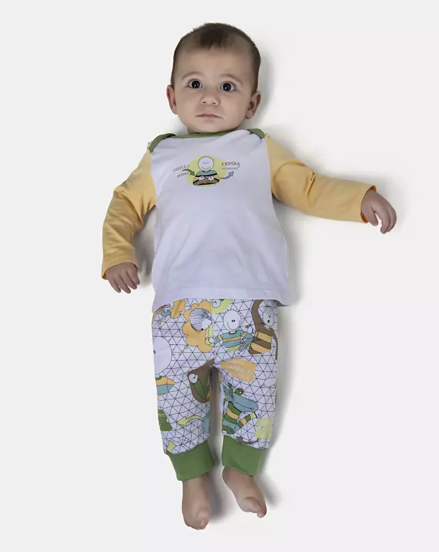 Kit Pagão Masculino Bebe Manga Longa