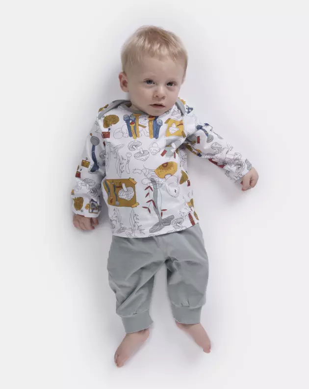 Kit mijão Bebê Menino longo Estampado