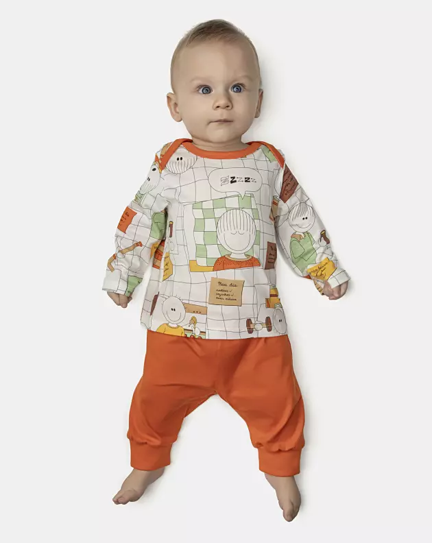 Kit Mijão Masculino Bebê Longo