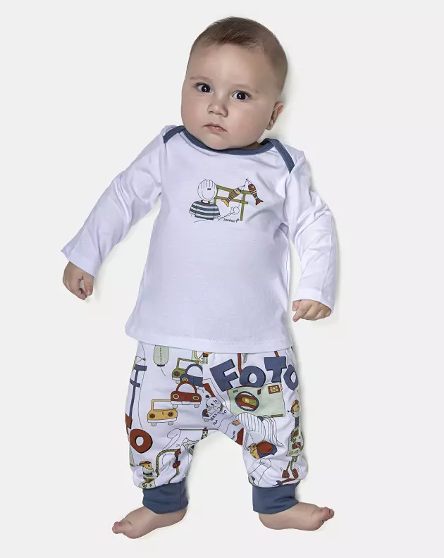 Kit Mijão Masculino Bebê Longo