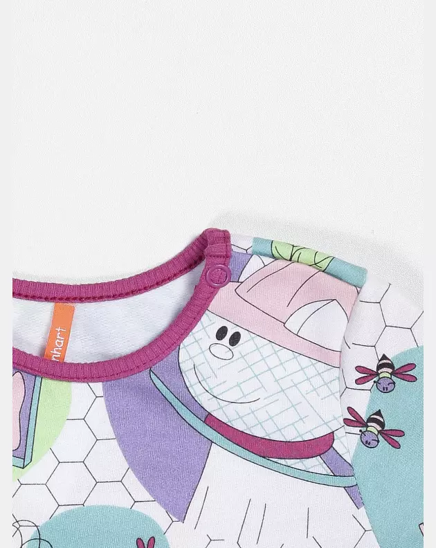 Conjunto Feminino Bebe Body Manga Longa e Calça Moletinho