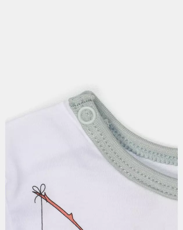 Pijama Feminino Bebe Manga Longa e Calça