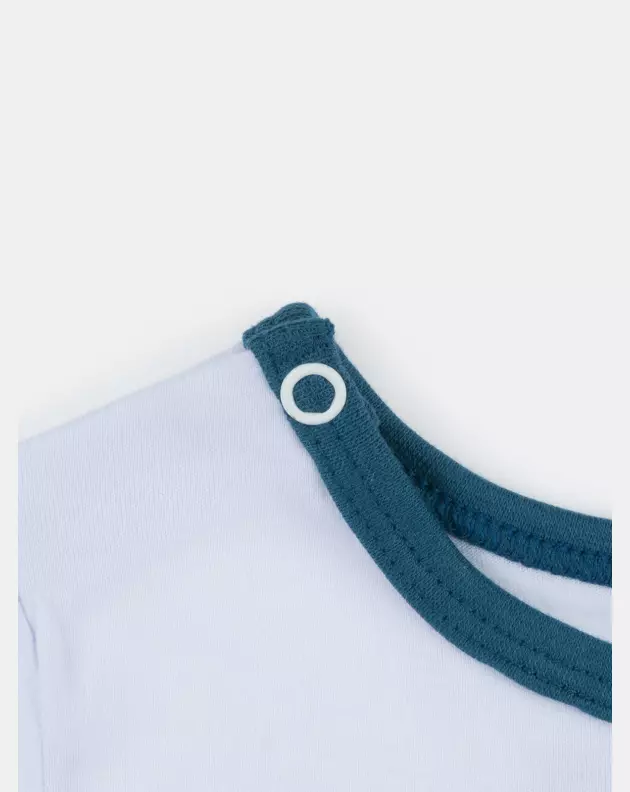 Pijama Bebê Menina manga longa e calça Estampada