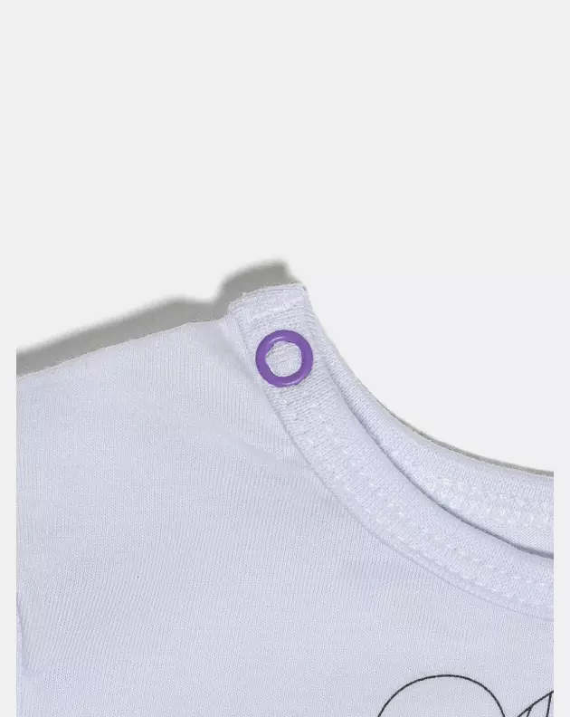 Pijama Feminino Bebe Manga Curta e Calça