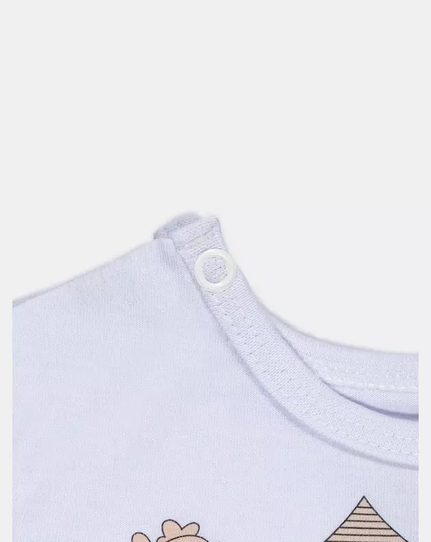 Pijama Feminino Bebe Manga Longa e Calça