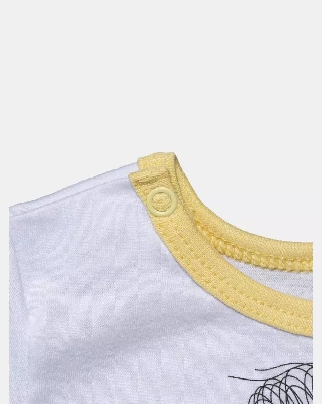 Pijama Feminino Bebê Manga Curta e Calça