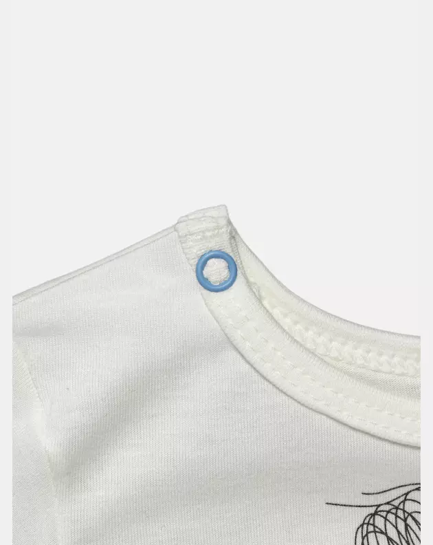 Pijama Feminino Bebê Manga Curta e Calça