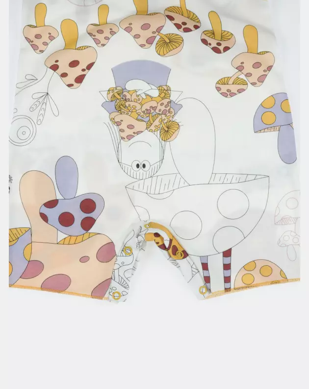 Macacão manga curta