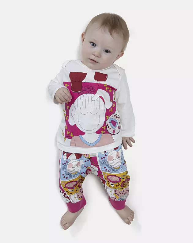 Kit Pagão Feminino Bebe Manga Longa