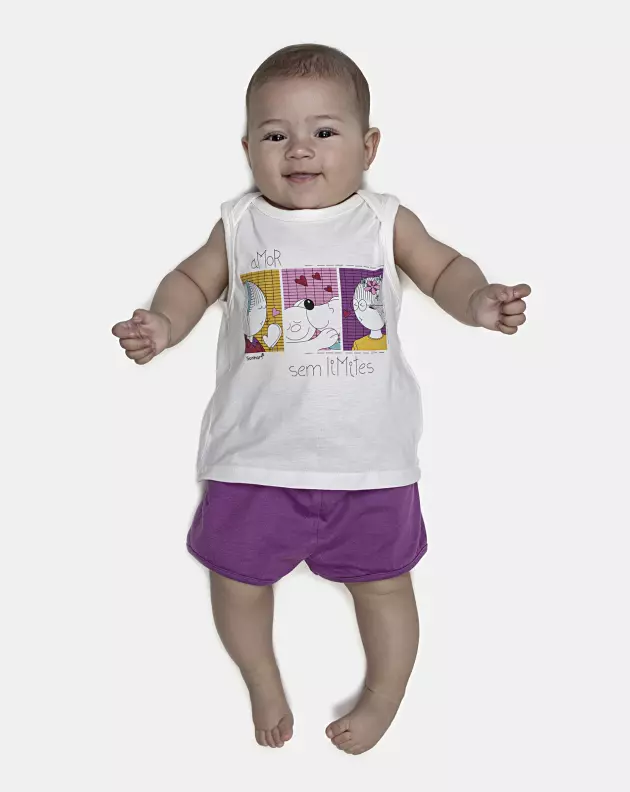 Kit Pagão Feminino Bebe Regata