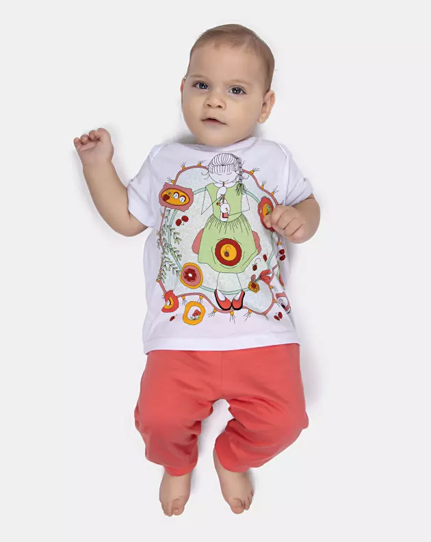 Loja de Pijama | Kit mijão longo Bebê Menina Estampado 