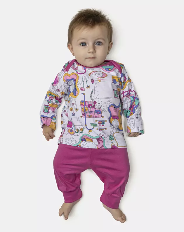 Kit Mijão Feminino Bebê Longo