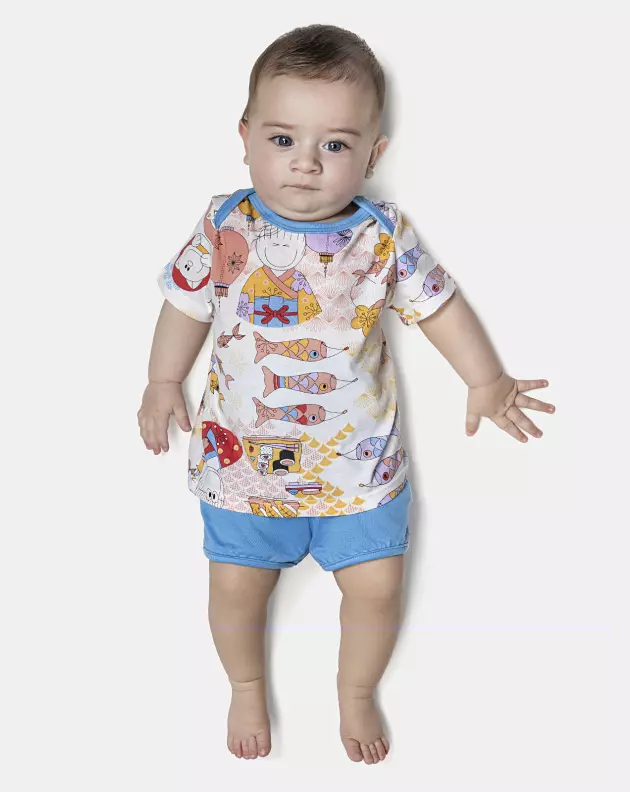 Kit Mijão Feminino Bebê Curto