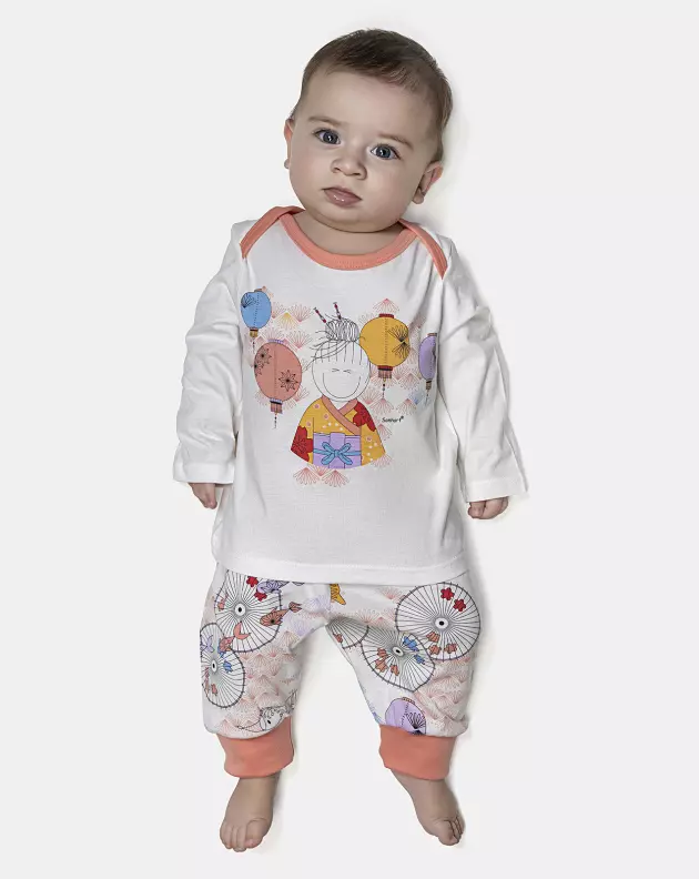 Kit Mijão Feminino Bebê Longo