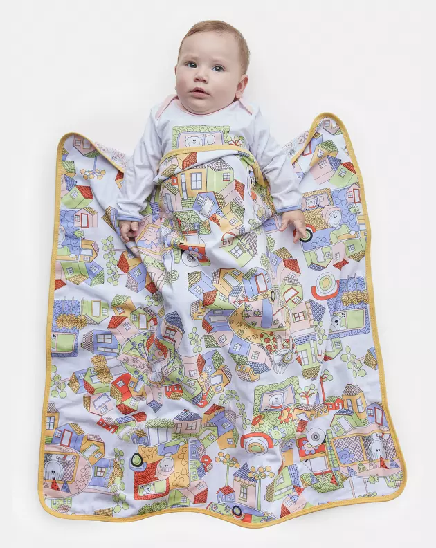 Manta Feminina Bebe Estampada