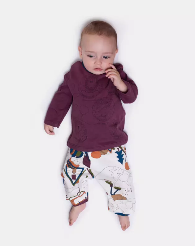 Pijama Manga Longa e Calça