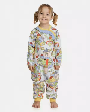 Macacão Feminino Baby Manga Longa