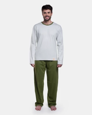 Pijama Manga Longa e Calça