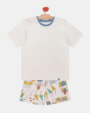 Pijama Manga Curta e Short