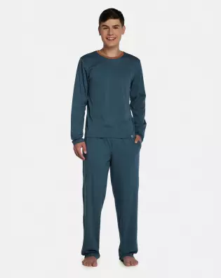 Pijama Masculino Adulto Manga Longa e Calça