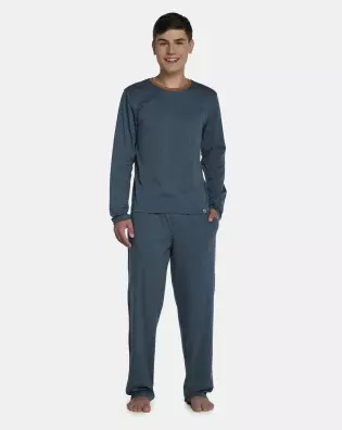 Pijama Masculino Adulto Manga Longa e Calça