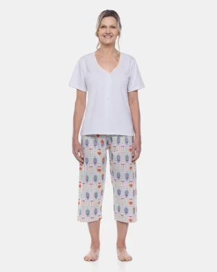 Homewear Clássico Manga Curta e Corsário