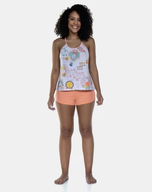 Pijama Alça e Short