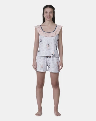 Pijama regata e short 