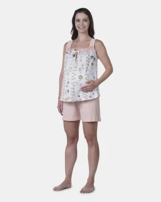 Homewear Gestante Regata e Short    
