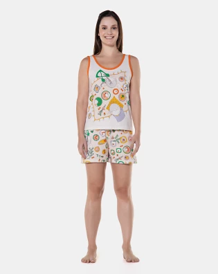 Pijama regata e short 
