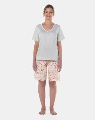 Pijama clássico manga curta e bermuda