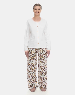 Loja Sonhart Oficial | Homewear Feminino  Clássico Manga Longa e Calça Floral