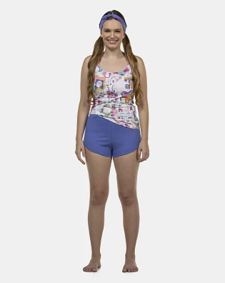 Pijama Feminino Adulto Regata e Short Cotton