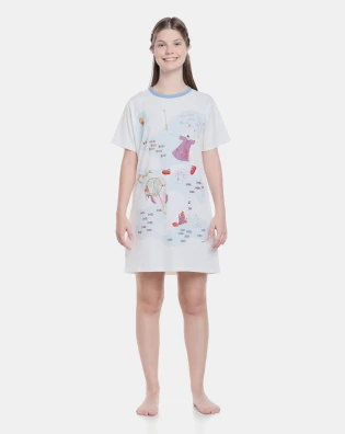 Camisão manga curta             