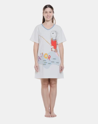 Camisão manga curta                 