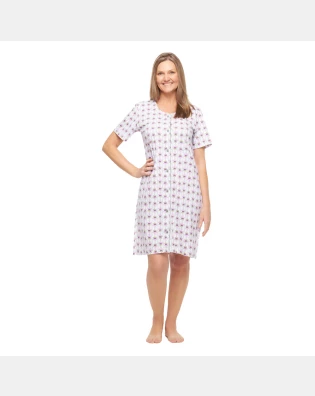Camisola Feminino Adulto Aberta Manga Curta